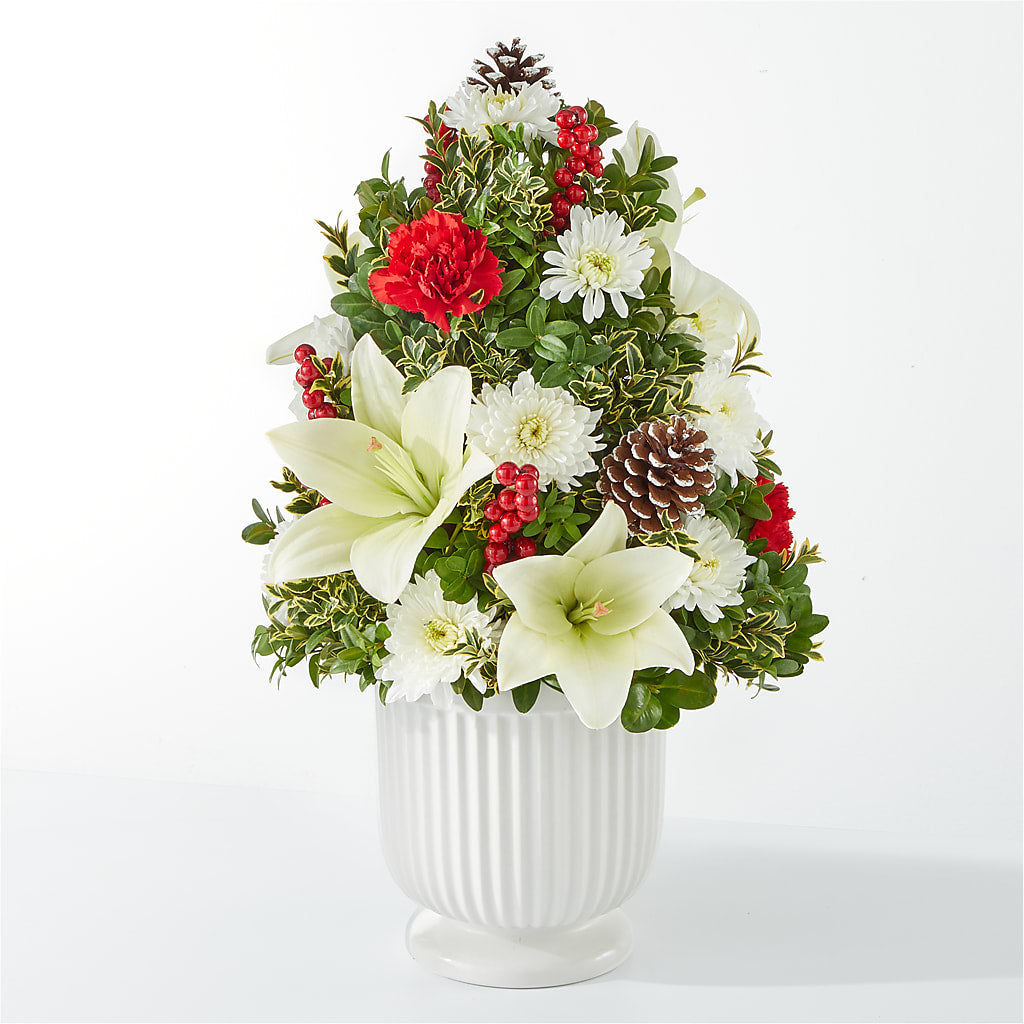 Festive Moments Tree – Flowers By Marianne, Newburyport MA
