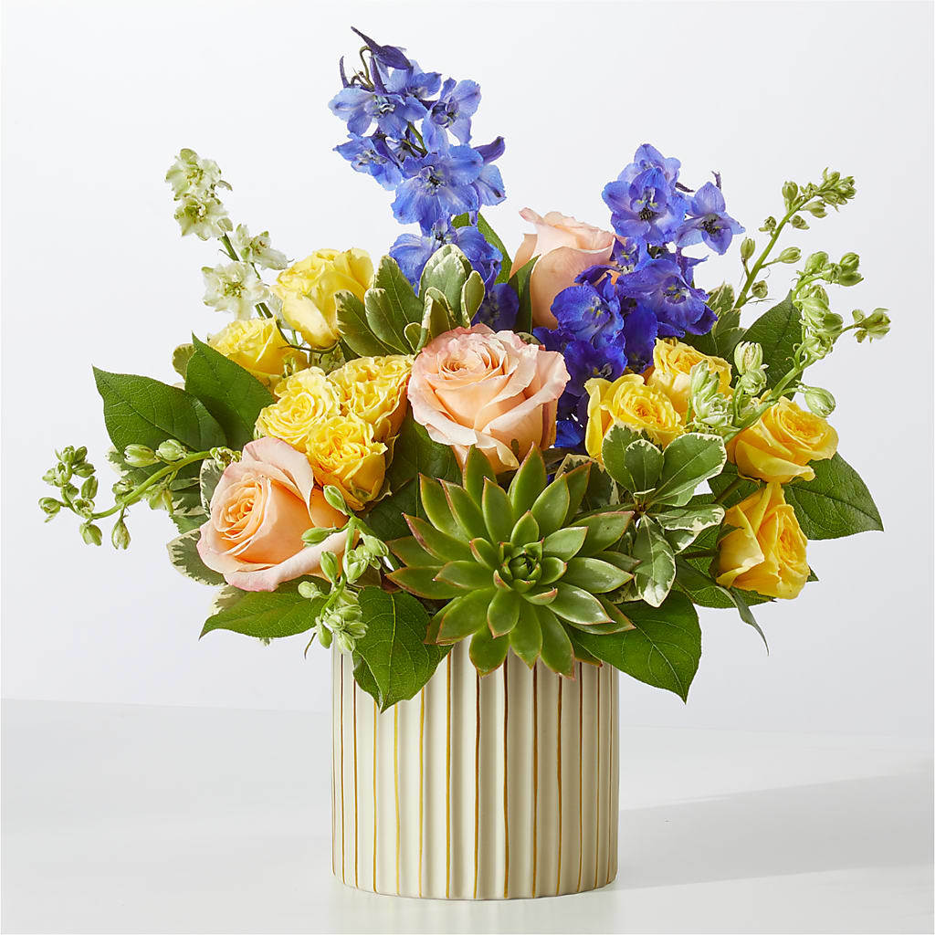 Cobalt Reverie Bouquet – Flowers By Marianne, Newburyport MA