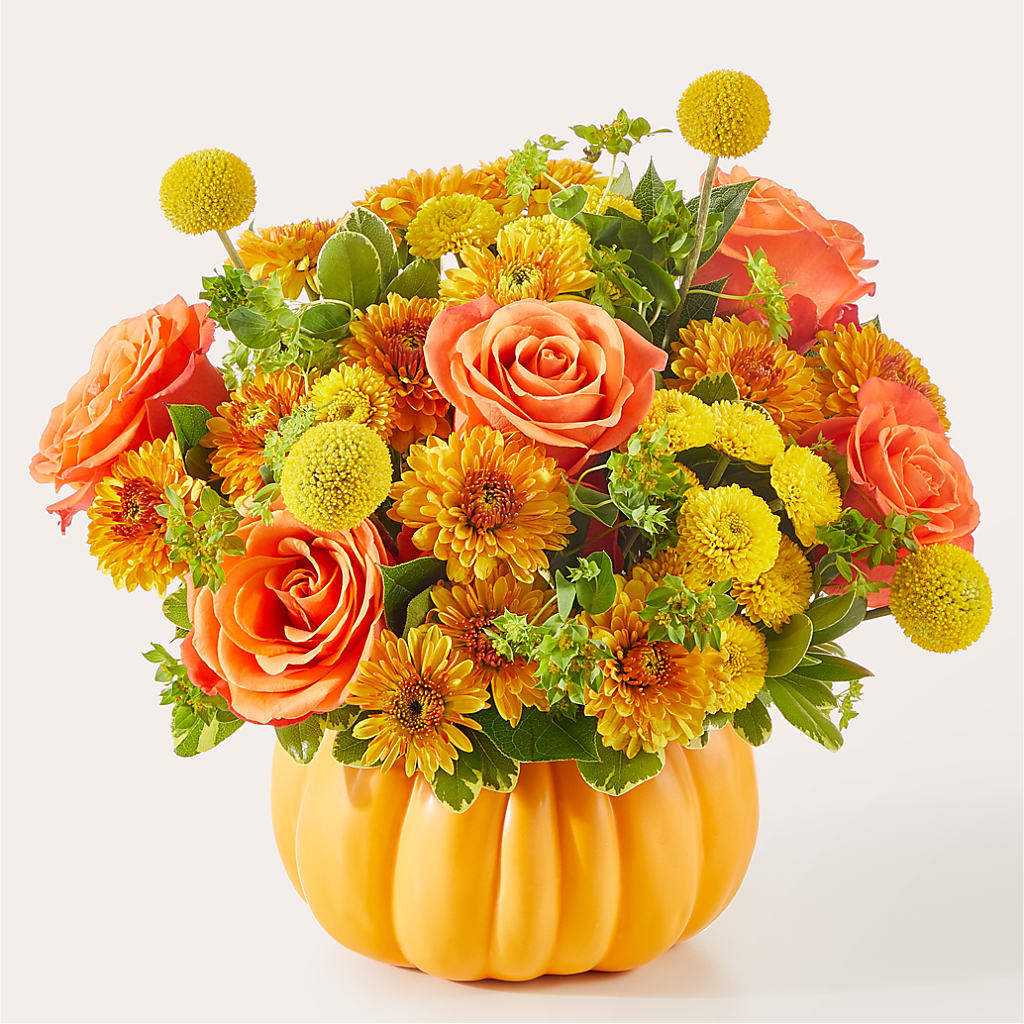 Gourdgeous Pumpkin – Flowers By Marianne, Newburyport MA