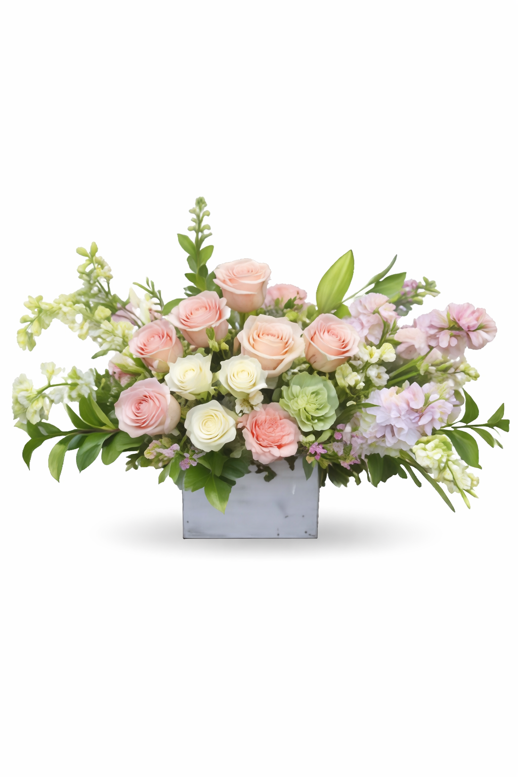 Blush Garden Elegance Bouquet – Flowers By Marianne, Newburyport MA
