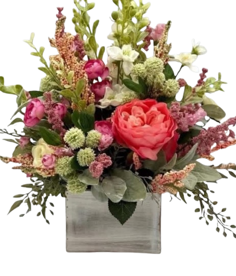 Coral Meadow Charm – Flowers By Marianne, Newburyport MA