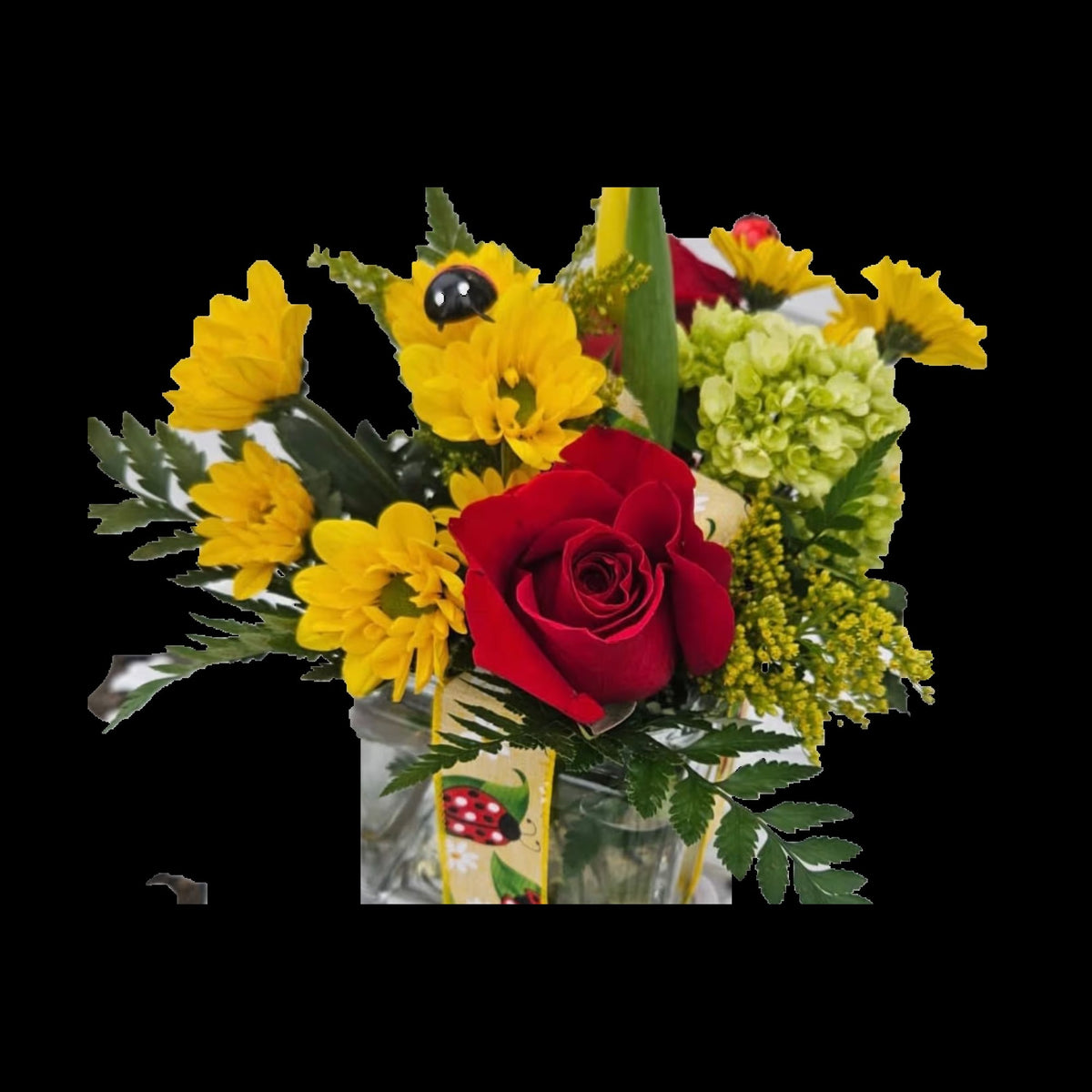 Lady Bug Bouquet – Flowers By Marianne, Newburyport MA