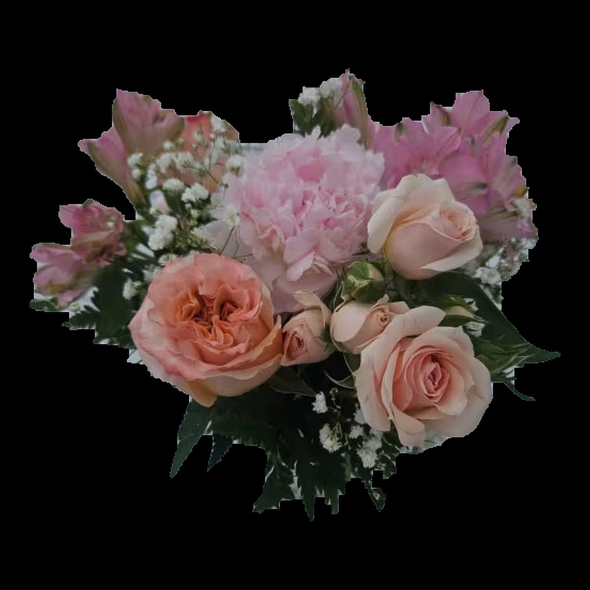 Just Peachy Bouquet – Flowers By Marianne, Newburyport MA