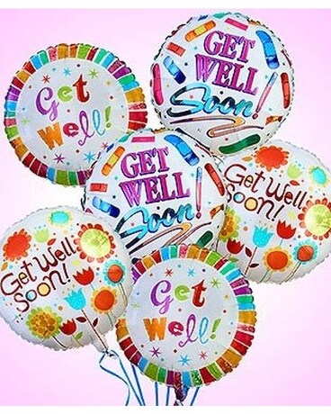 Get Well Mylar Balloon – Flowers By Marianne, Newburyport MA