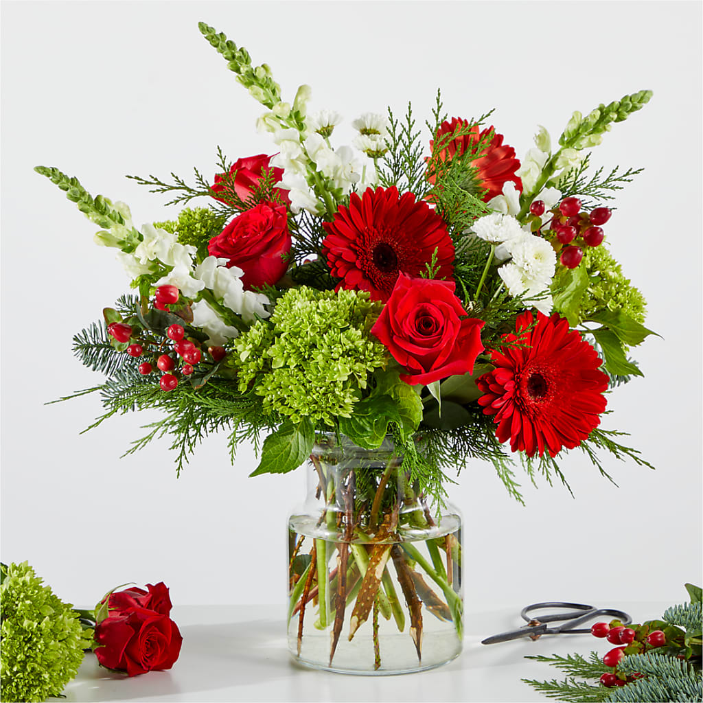 Merry Moment Bouquet – A Florist Original – Flowers By Marianne, Newburyport MA