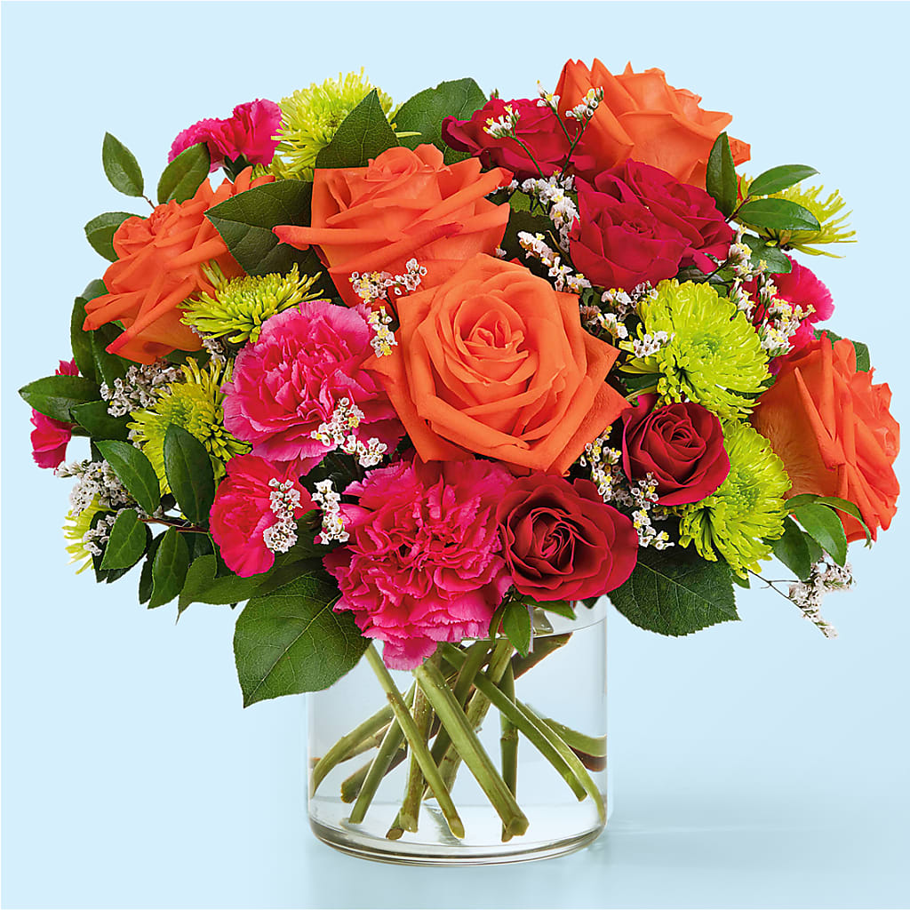 Colorful Carnival Bouquet – Flowers By Marianne, Newburyport MA