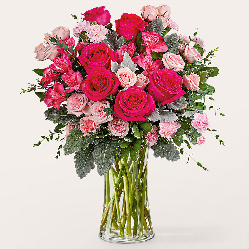 Tickled Pink Bouquet – Flowers By Marianne, Newburyport MA