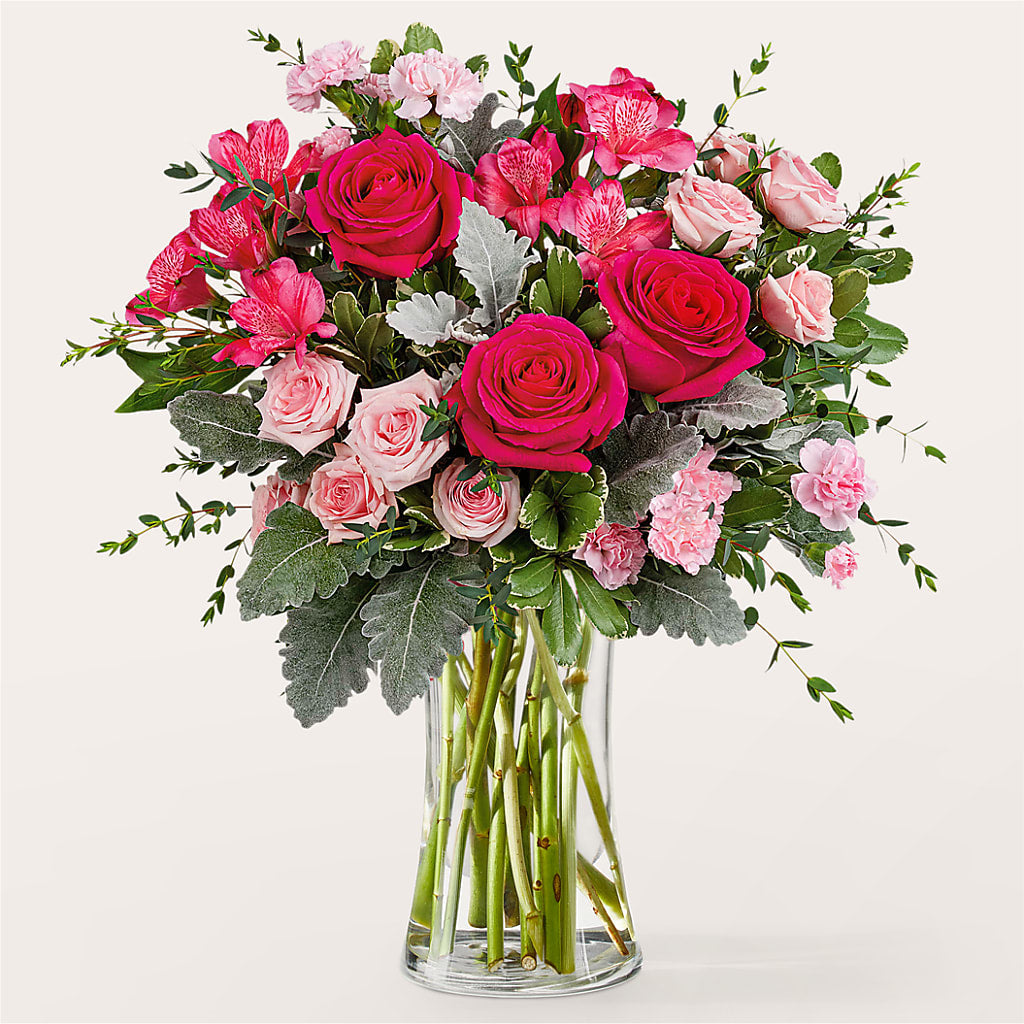 Tickled Pink Bouquet – Flowers By Marianne, Newburyport MA