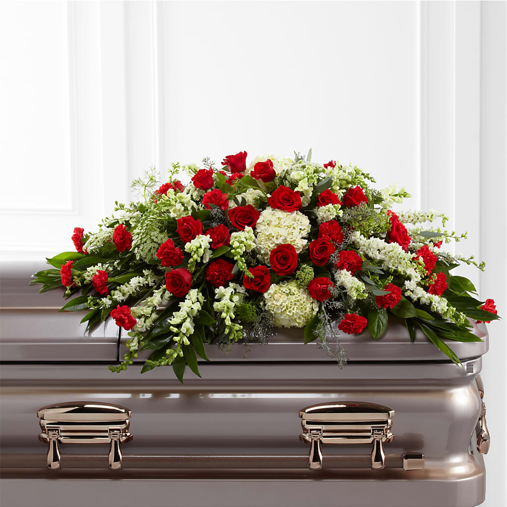 Sincerity Casket Spray – Flowers By Marianne, Newburyport MA