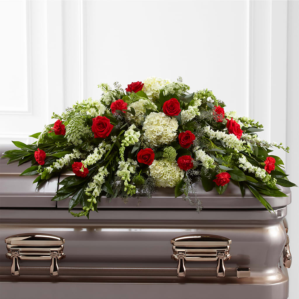Sincerity Casket Spray – Flowers By Marianne, Newburyport MA