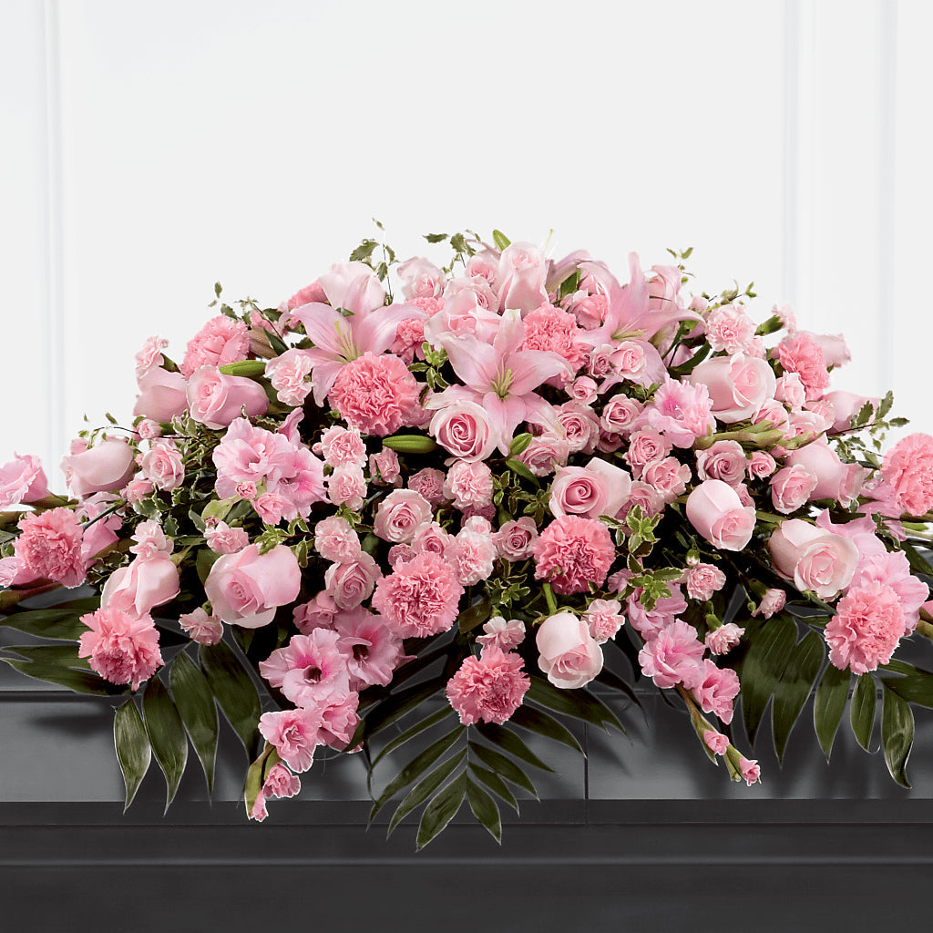 Garden of Comfort Casket Spray (Standard) – Flowers By Marianne, Newburyport MA