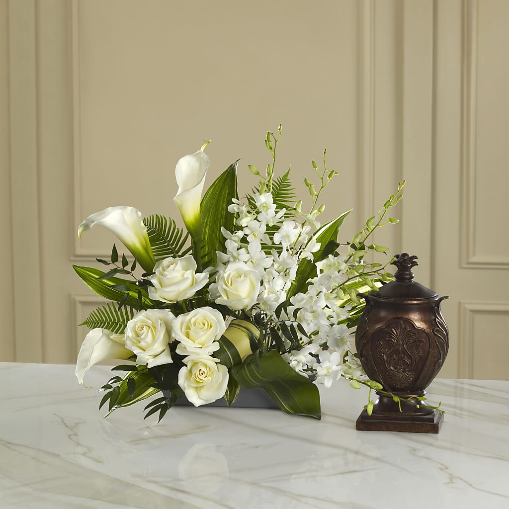 At Peace Arrangement – Flowers By Marianne, Newburyport MA