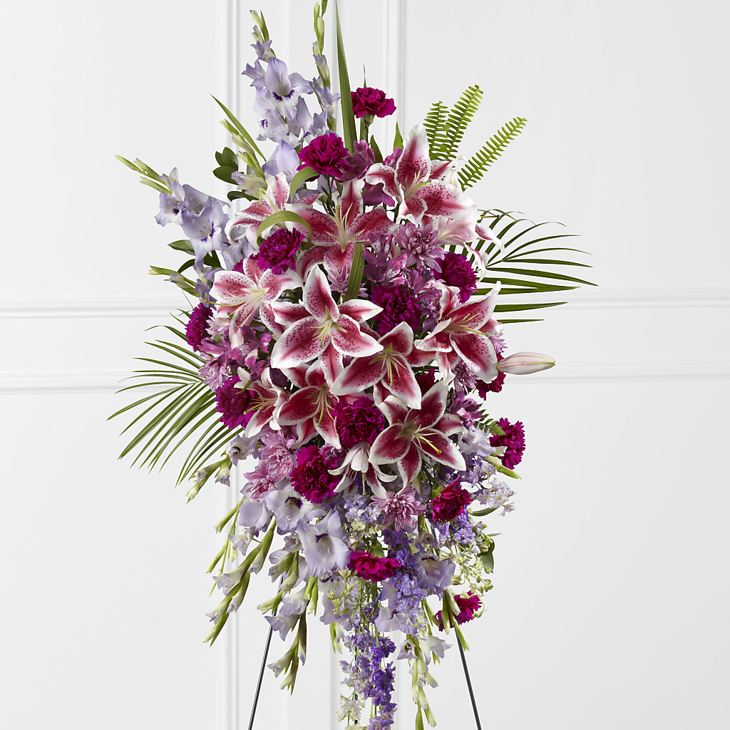 Tender Touch Standing Spray – Flowers By Marianne, Newburyport MA