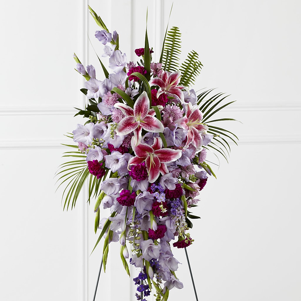 Tender Touch Standing Spray – Flowers By Marianne, Newburyport MA