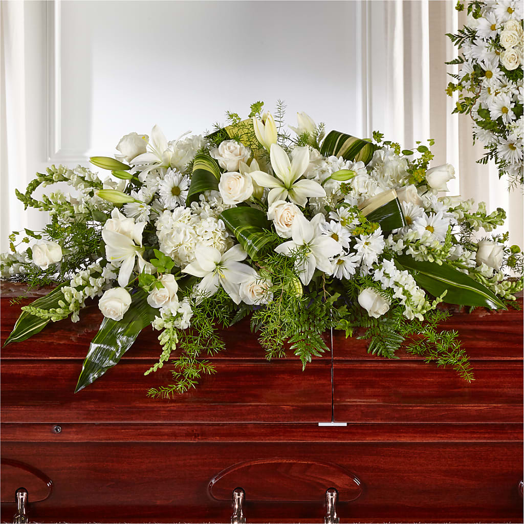 Abundance Casket Spray – Flowers By Marianne, Newburyport MA