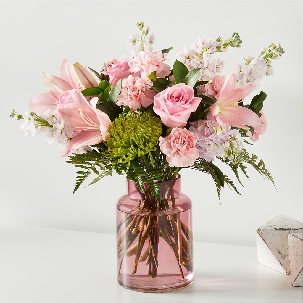 Pretty in Pink Bouquet – Flowers By Marianne, Newburyport MA