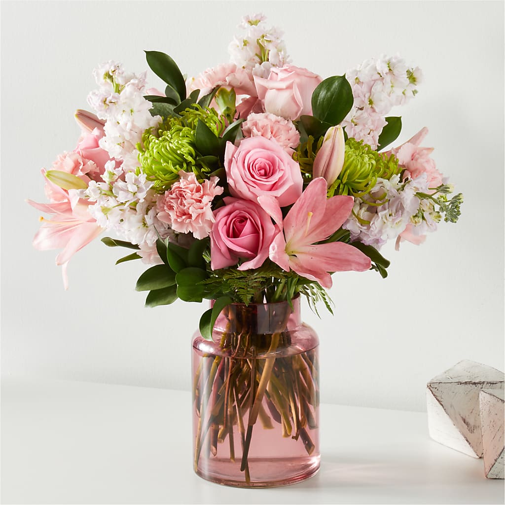 Pretty in Pink Bouquet – Flowers By Marianne, Newburyport MA