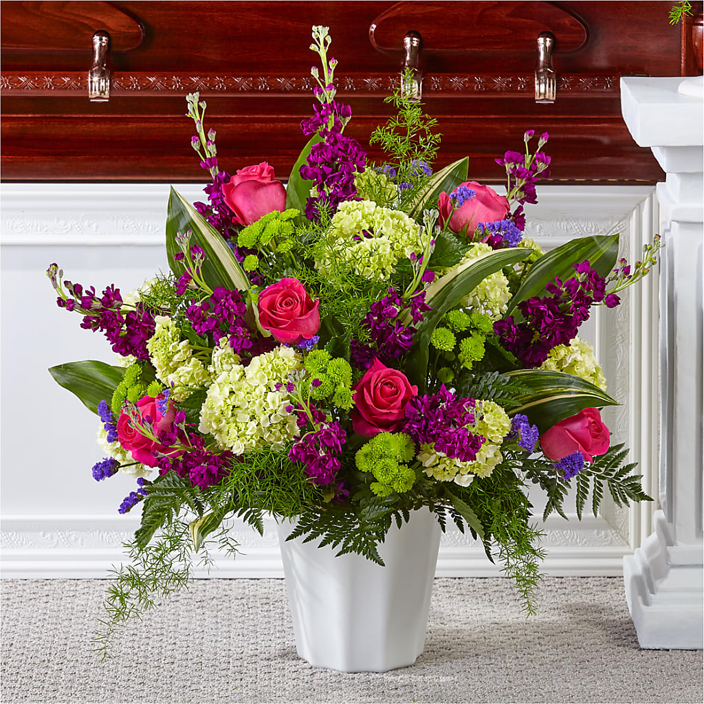Beautiful Horizons Floor Basket – Flowers By Marianne, Newburyport MA