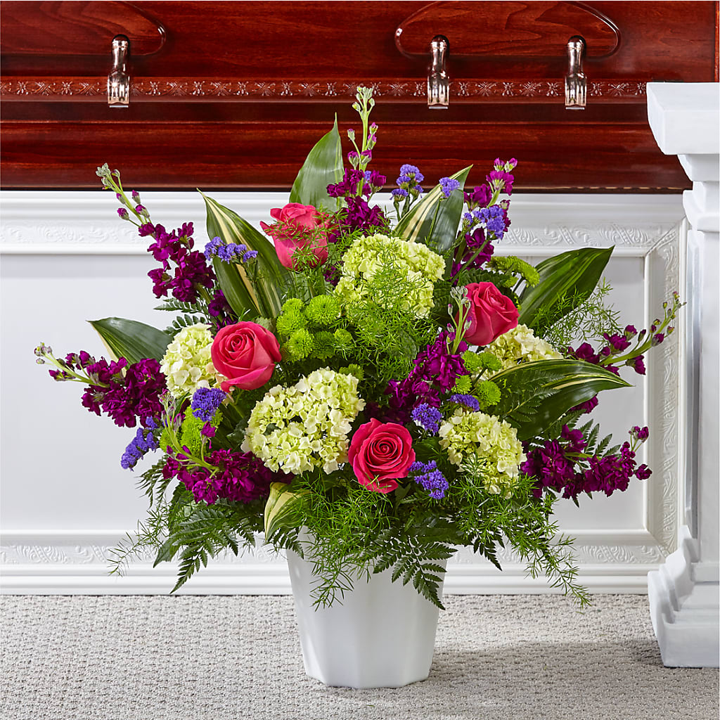 Beautiful Horizons Floor Basket – Flowers By Marianne, Newburyport MA