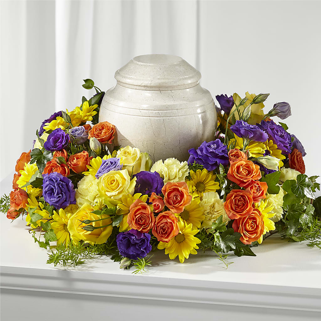 Blossoms of Remembrance Cremation Adornment – Flowers By Marianne, Newburyport MA