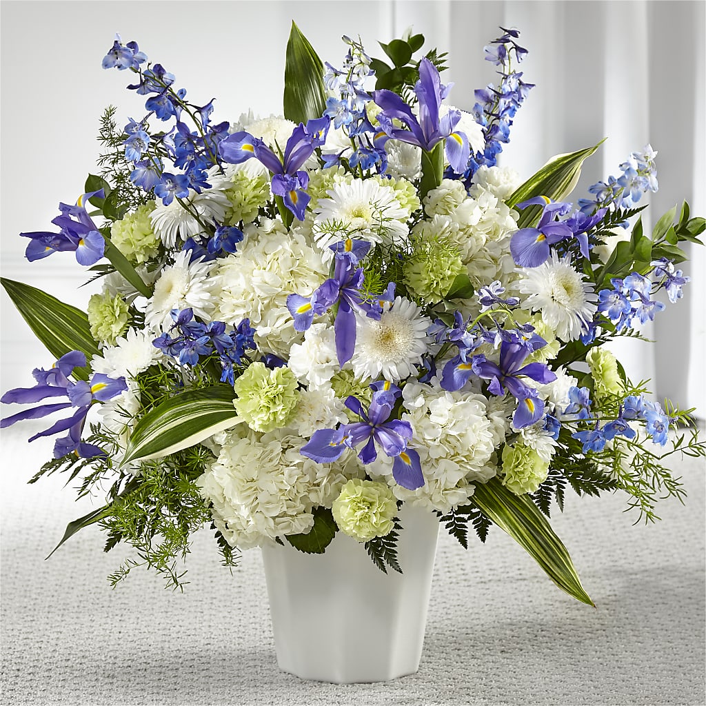 Soft Serenity Floor Basket – Flowers By Marianne, Newburyport MA