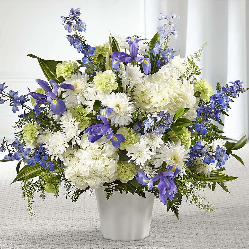 Soft Serenity Floor Basket – Flowers By Marianne, Newburyport MA