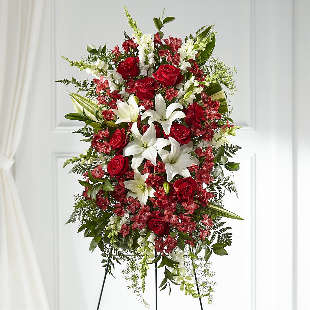Everlasting Memory Standing Spray – Flowers By Marianne, Newburyport MA
