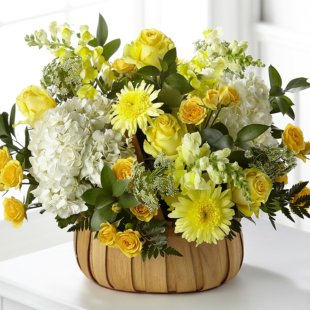 Rustic Remembrance Basket – Flowers By Marianne, Newburyport MA