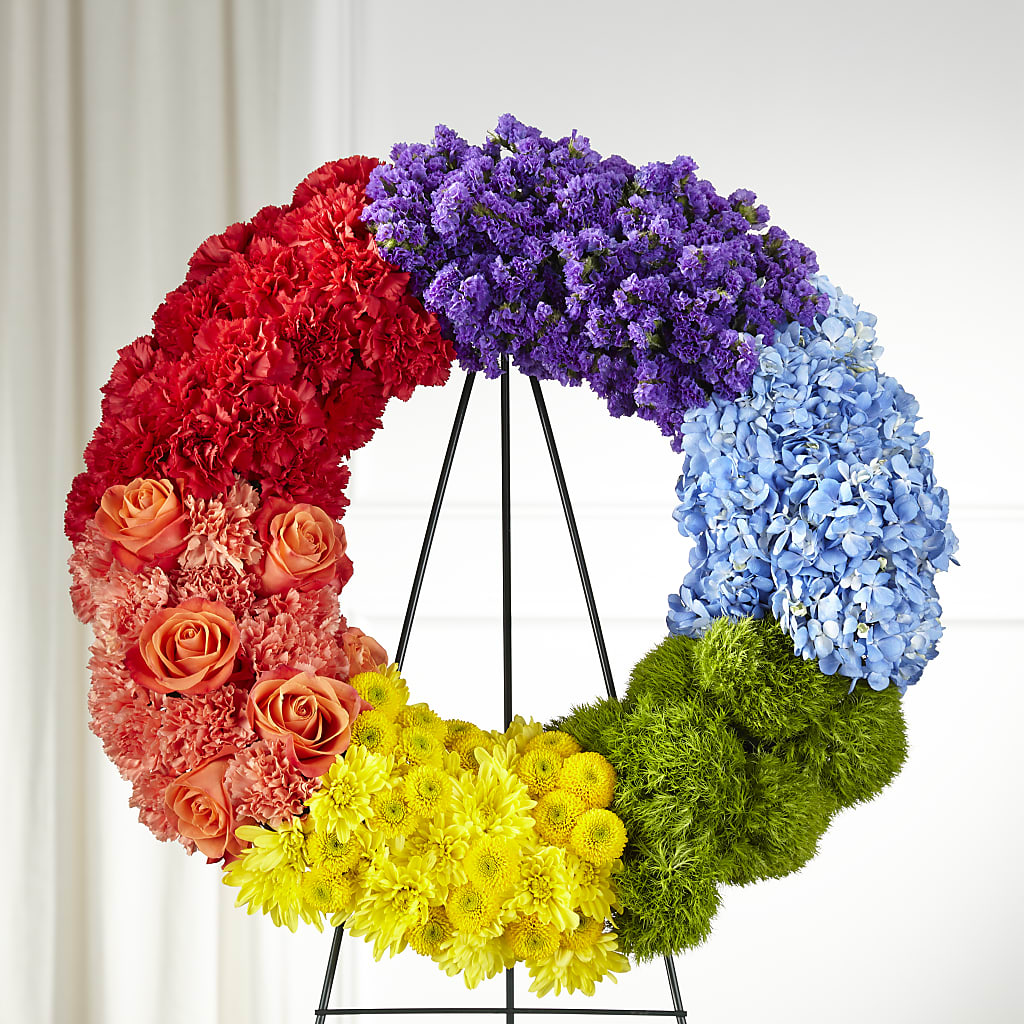 Circle of Love Wreath – Flowers By Marianne, Newburyport MA