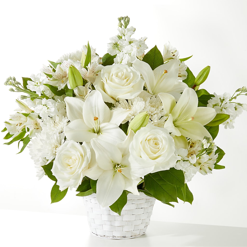 Peaceful Reflections Arrangement – Flowers By Marianne, Newburyport MA