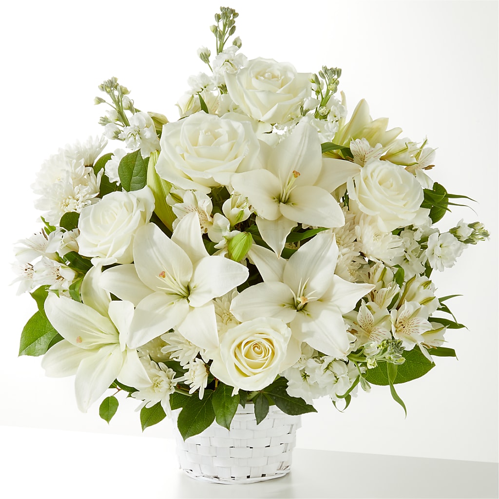 Peaceful Reflections Arrangement – Flowers By Marianne, Newburyport MA