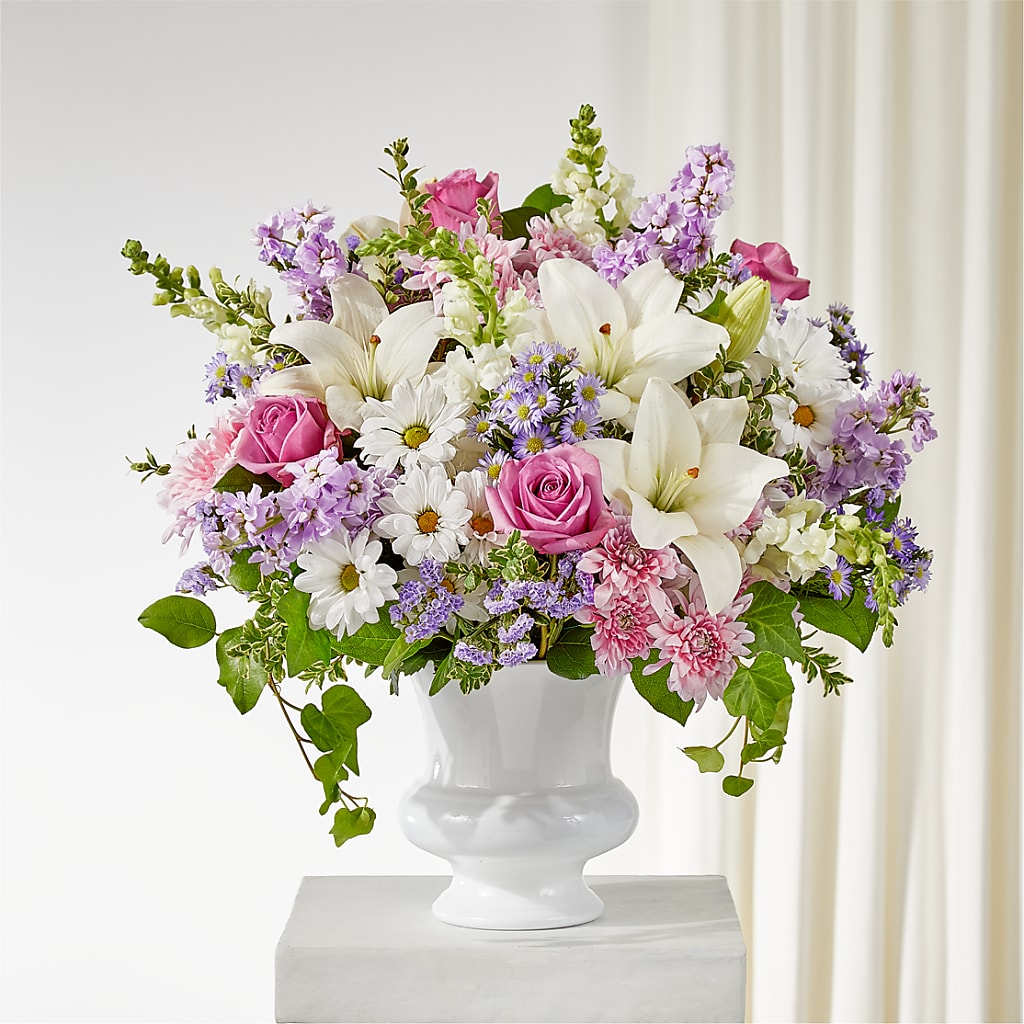 Remarkable Life Urn Arrangement – Flowers By Marianne, Newburyport MA