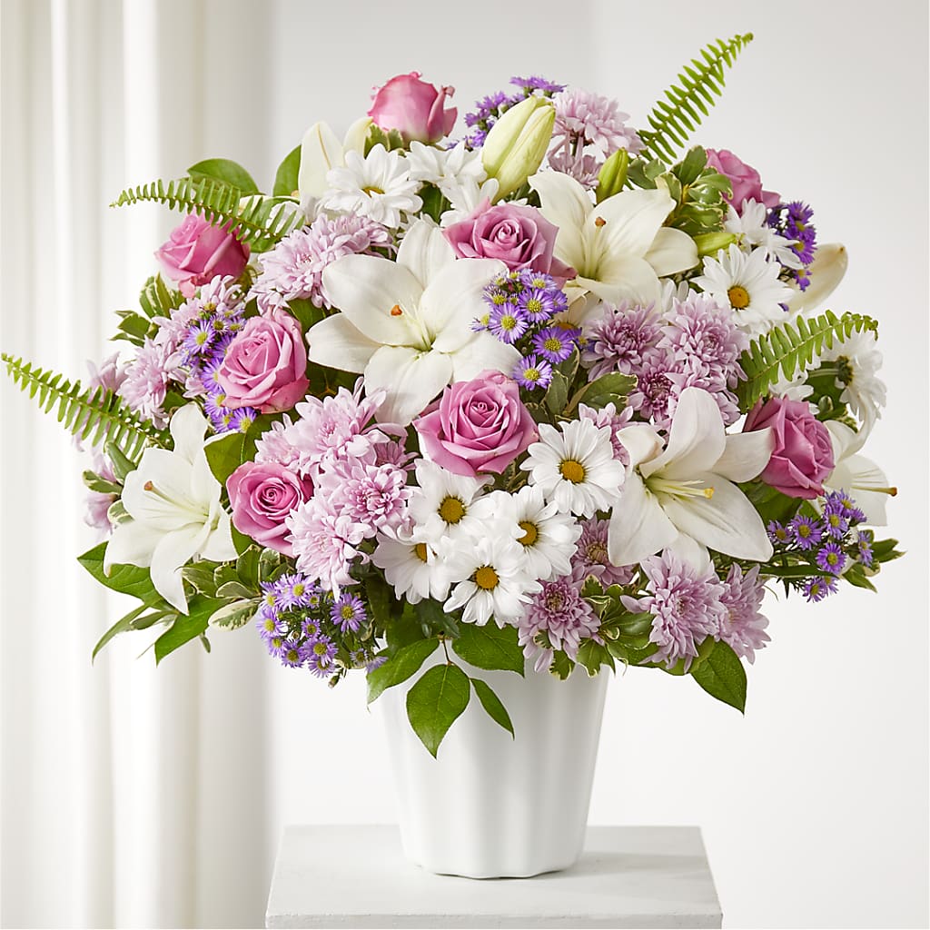 Warmest Thoughts Tabletop Basket – Flowers By Marianne, Newburyport MA