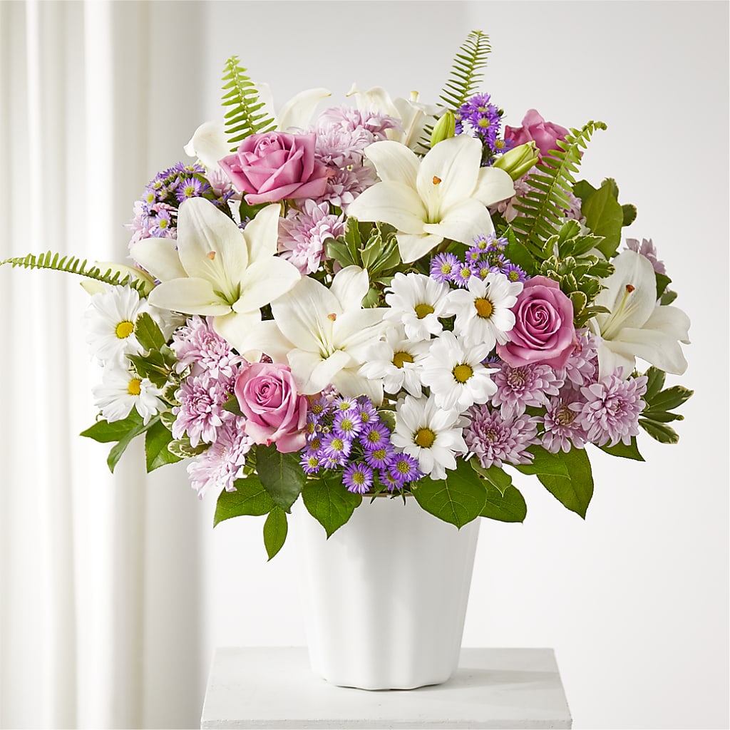 Warmest Thoughts Tabletop Basket – Flowers By Marianne, Newburyport MA