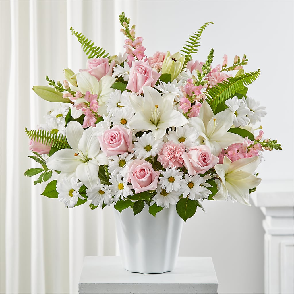 Soft Touch Tabletop Basket – Flowers By Marianne, Newburyport MA