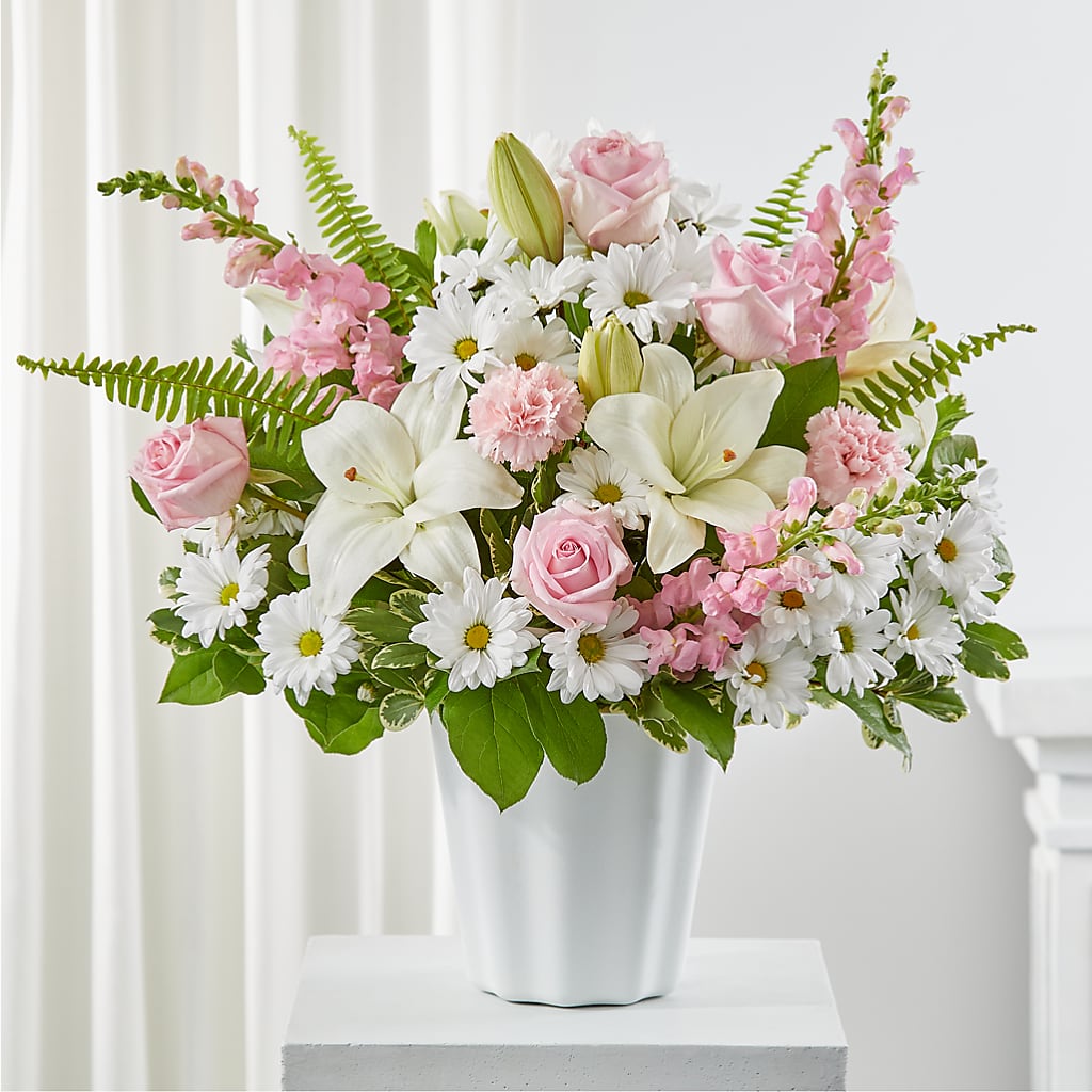 Soft Touch Tabletop Basket – Flowers By Marianne, Newburyport MA