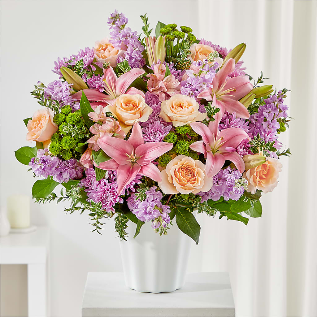 Supportive Embrace Tabletop Basket – Flowers By Marianne, Newburyport MA