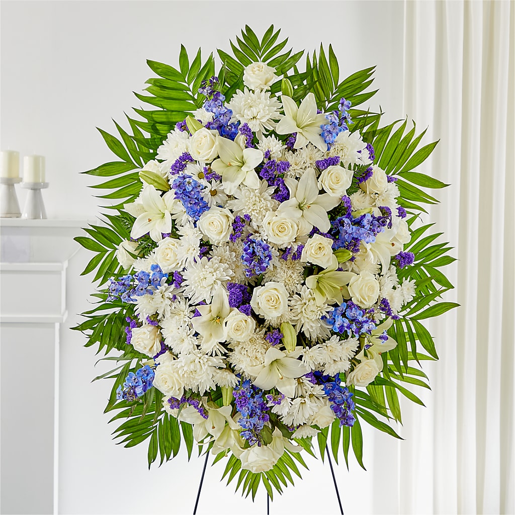 At Rest Standing Spray – Flowers By Marianne, Newburyport MA
