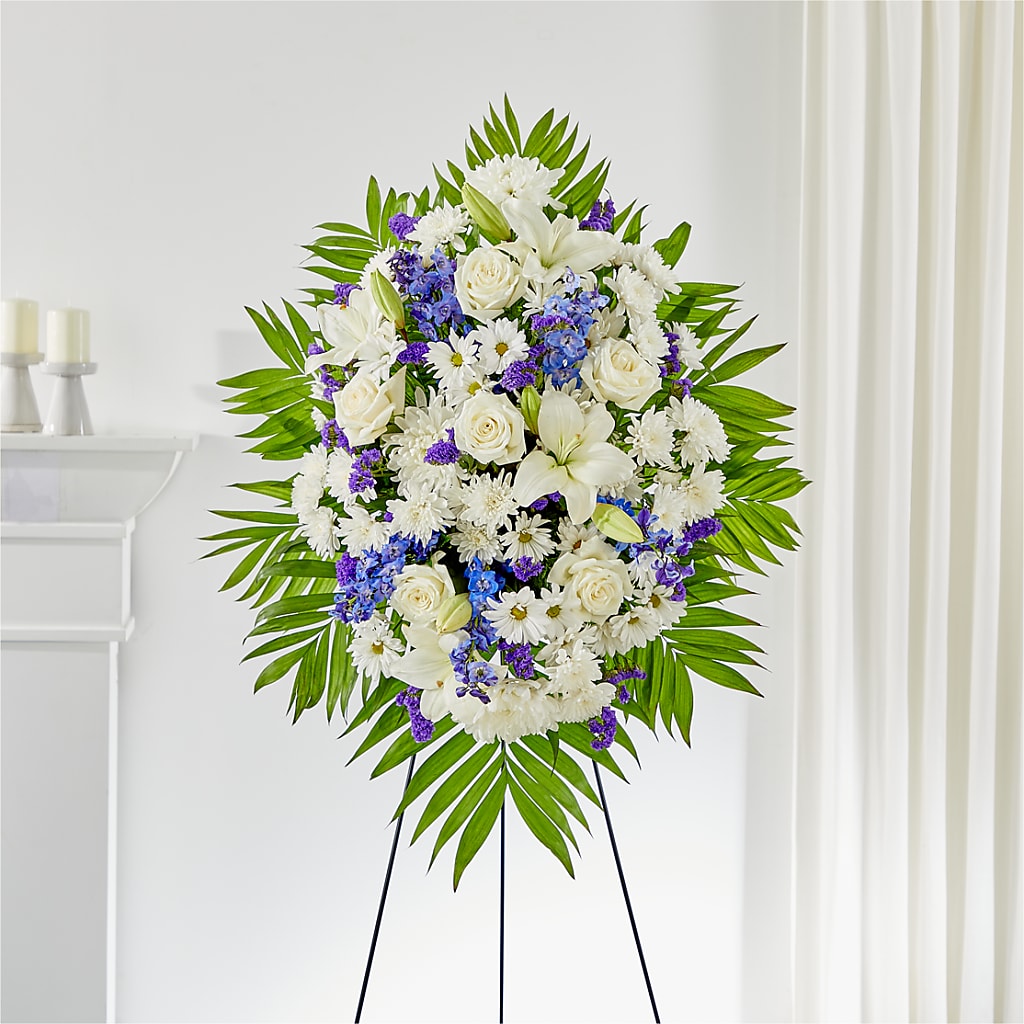 At Rest Standing Spray – Flowers By Marianne, Newburyport MA