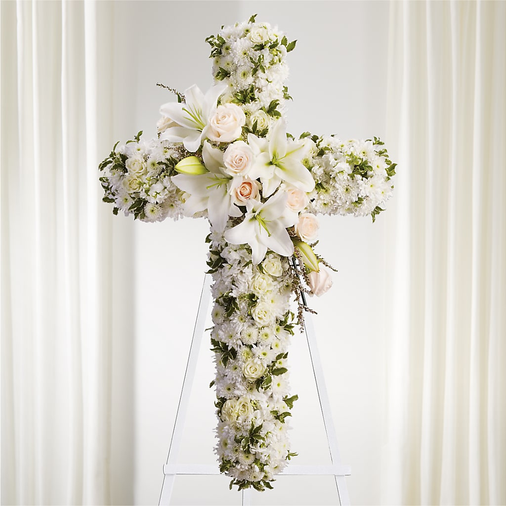 Spiritual Guidance Standing Spray – Flowers By Marianne, Newburyport MA