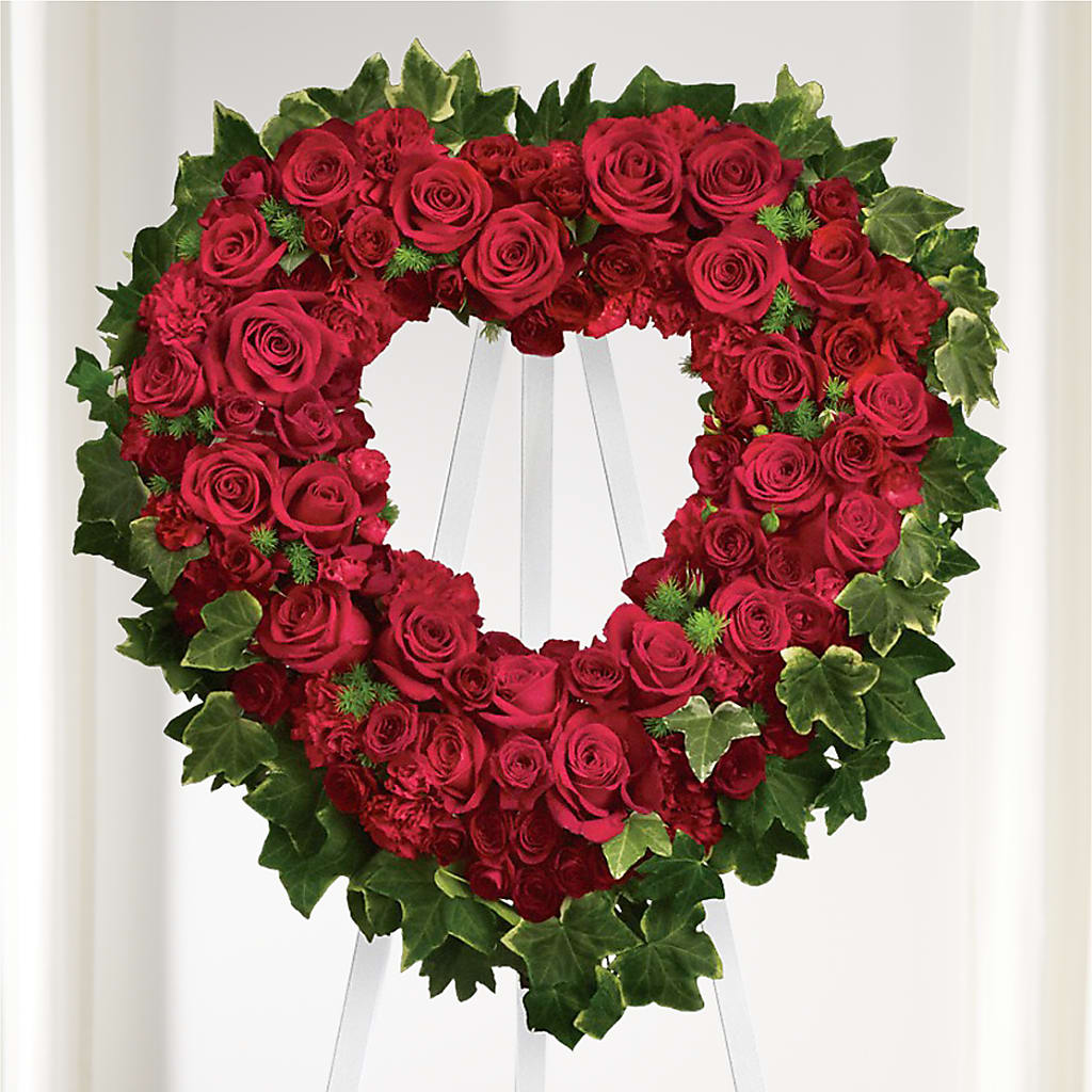 Wholehearted Standing Spray – Flowers By Marianne, Newburyport MA