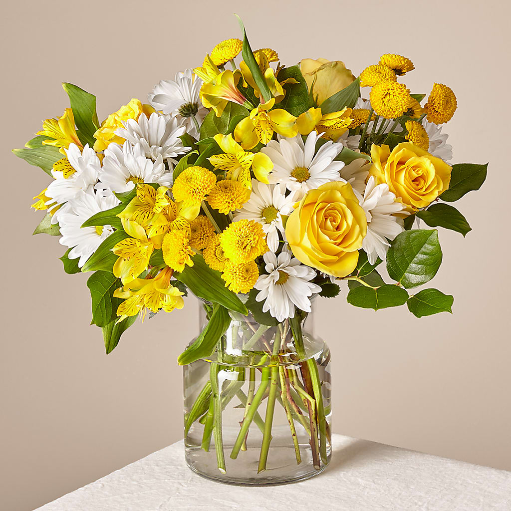Sunny Sentiments Bouquet – Flowers By Marianne, Newburyport MA