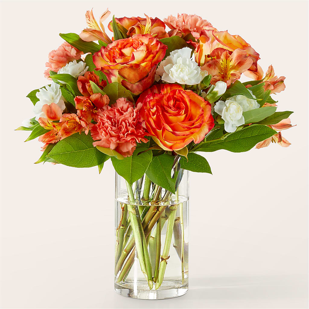 Apricot Glow Bouquet – Flowers By Marianne, Newburyport MA