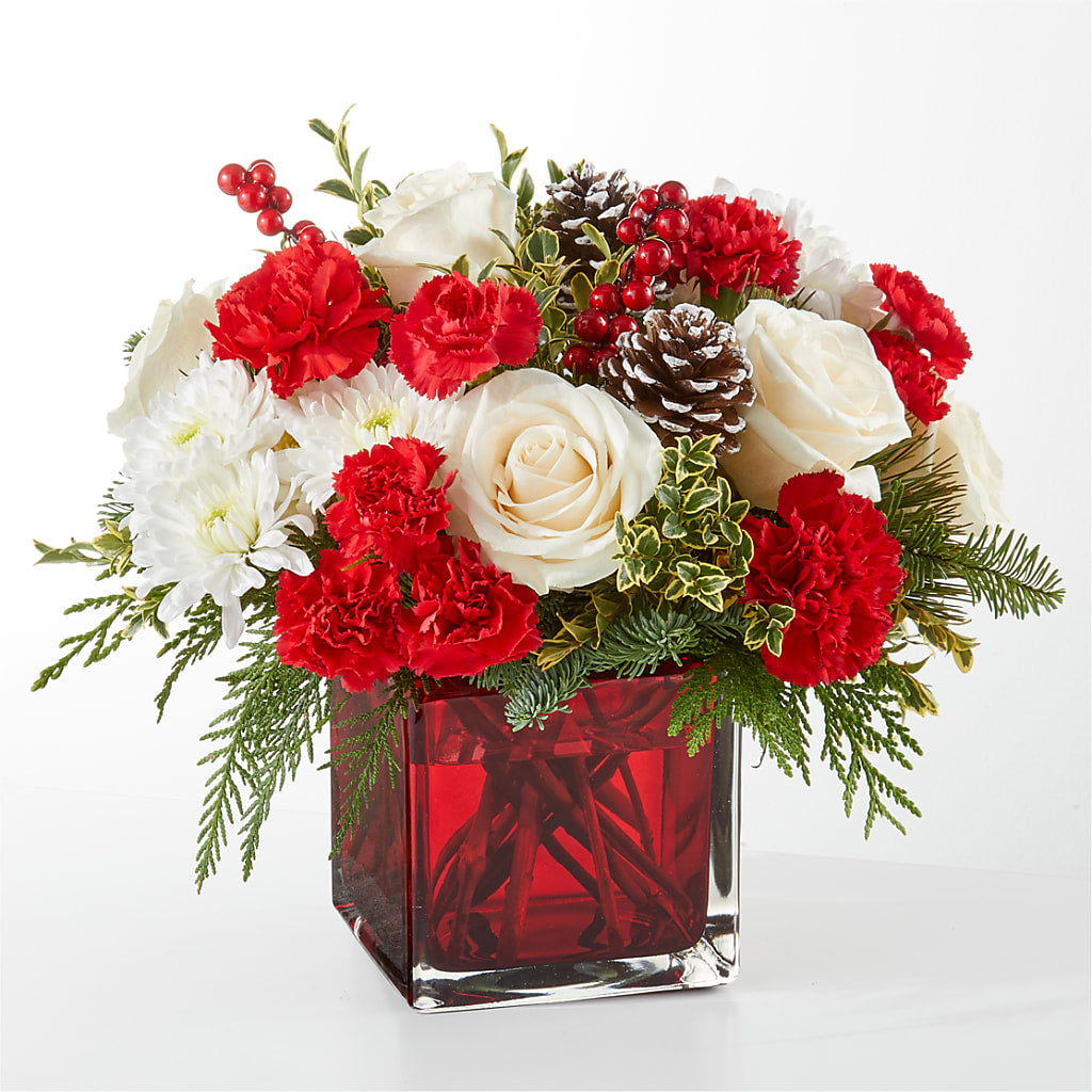 Christmas Market Bouquet – Flowers By Marianne, Newburyport MA