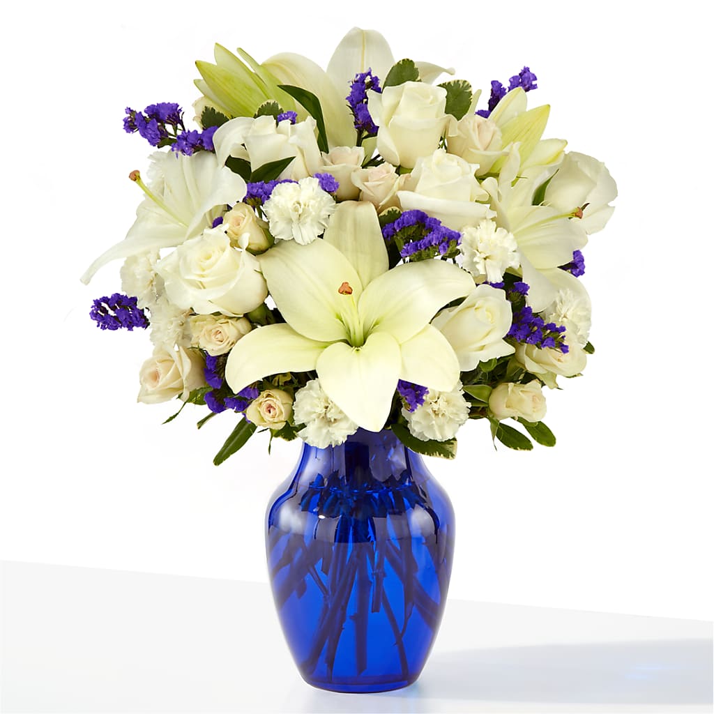 Sapphire Rush Bouquet – Flowers By Marianne, Newburyport MA