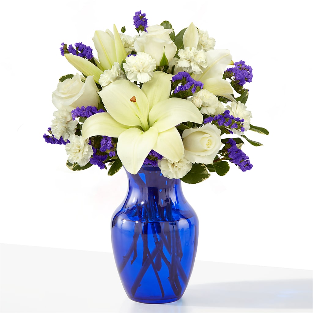 Sapphire Rush Bouquet – Flowers By Marianne, Newburyport MA