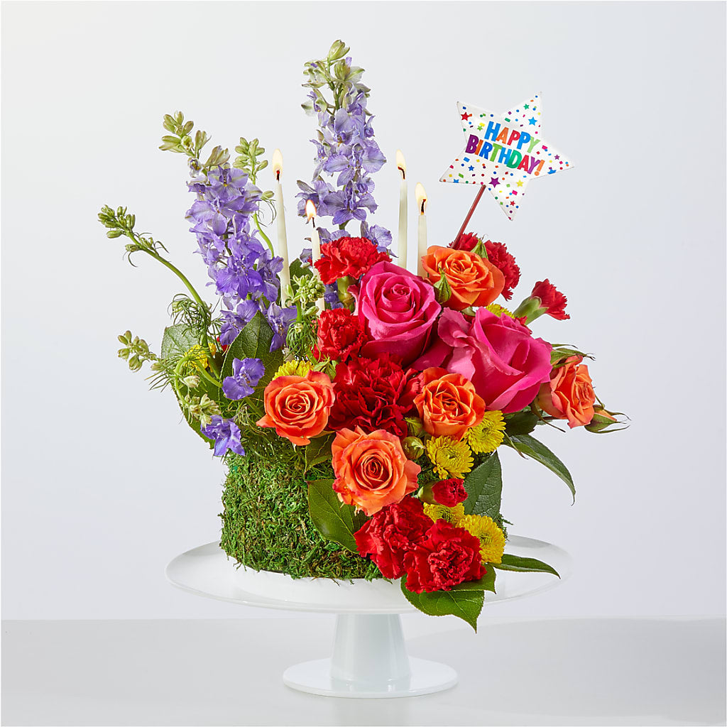 Best Year Yet Floral Cake – Flowers By Marianne, Newburyport MA