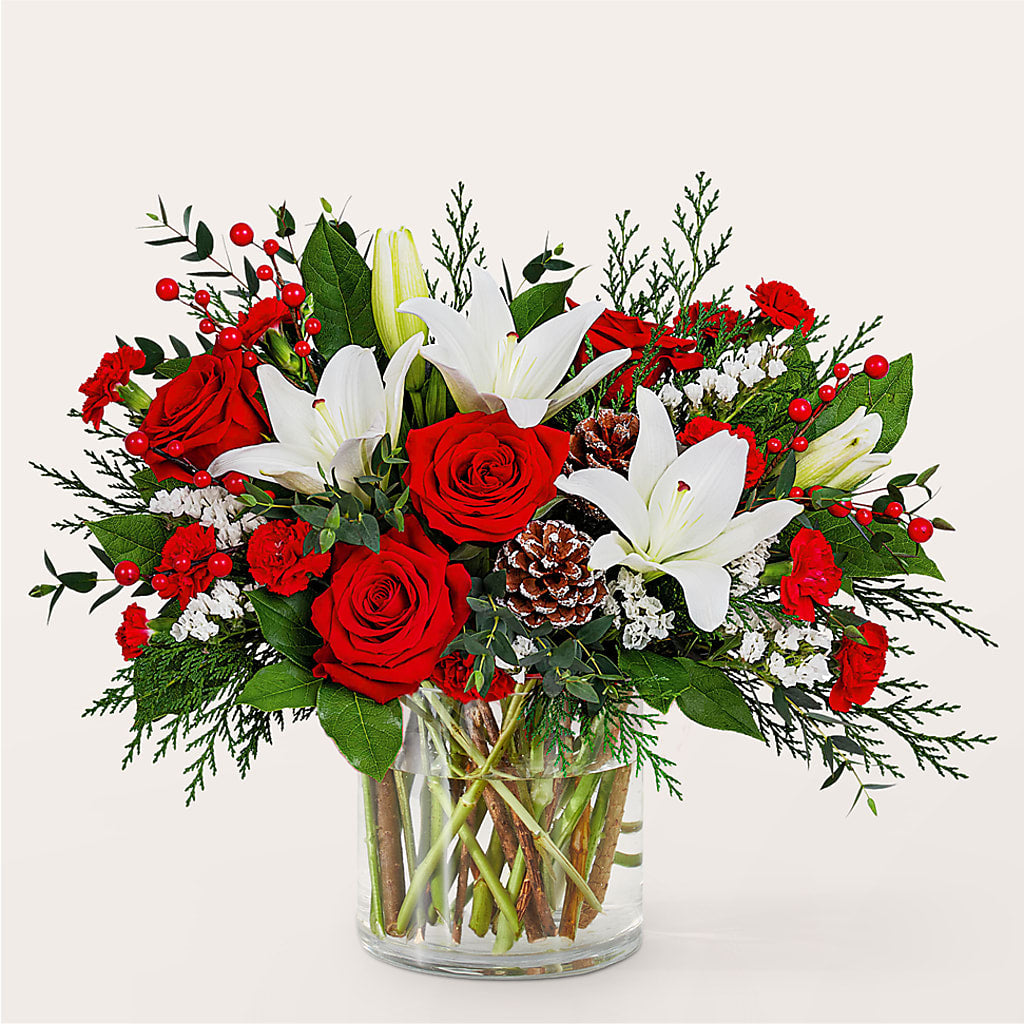 Best in Snow Bouquet – Flowers By Marianne, Newburyport MA