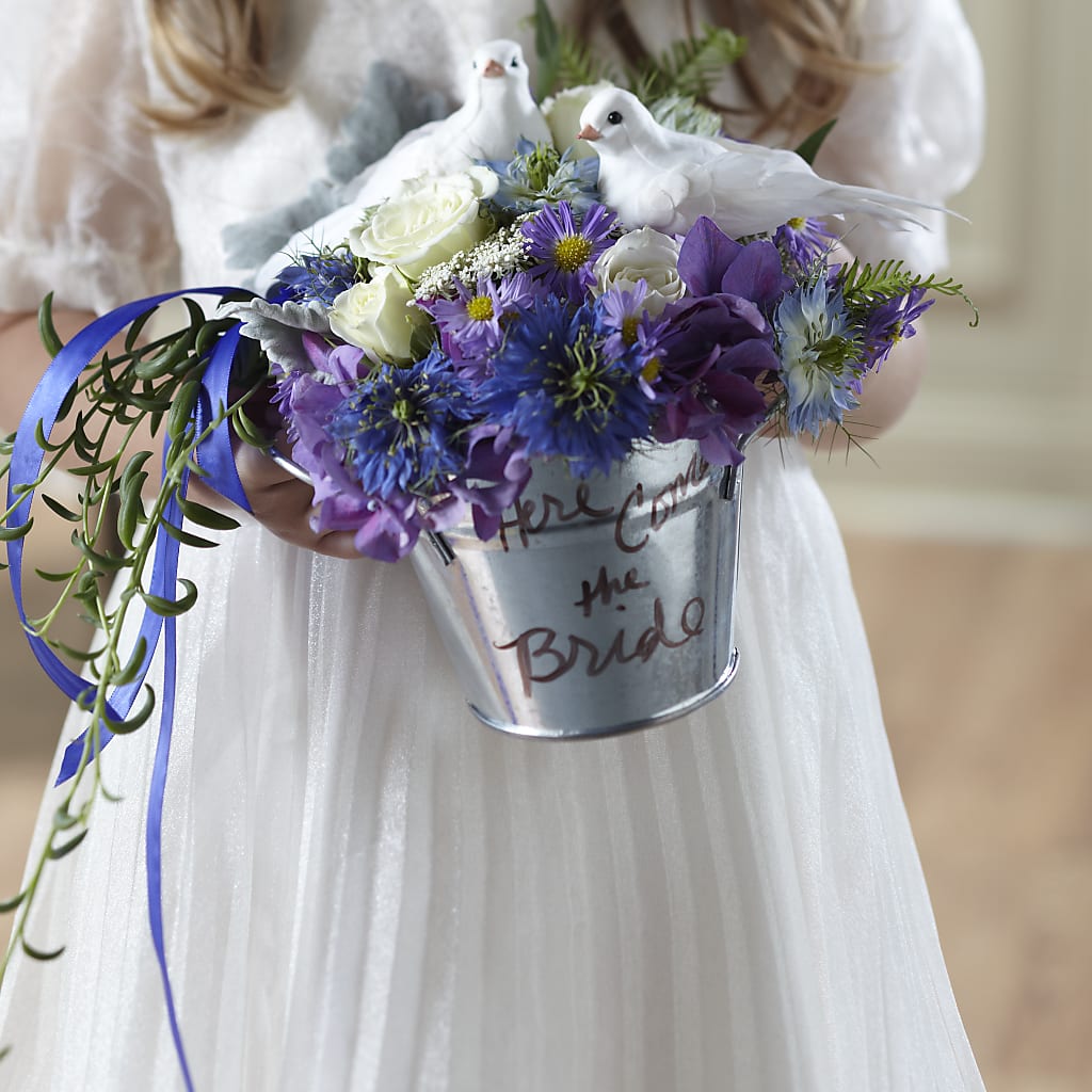 Enchantment Flower Girl Arrangement – Flowers By Marianne, Newburyport MA