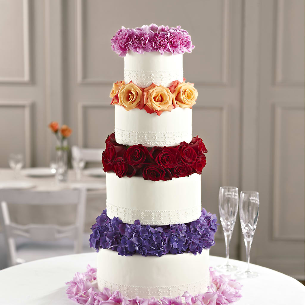 Infinite Love Cake Décor – Flowers By Marianne, Newburyport MA